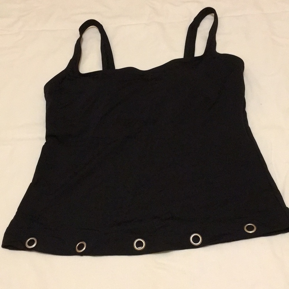 Anne Cole Black Bikini Top Sz 10
